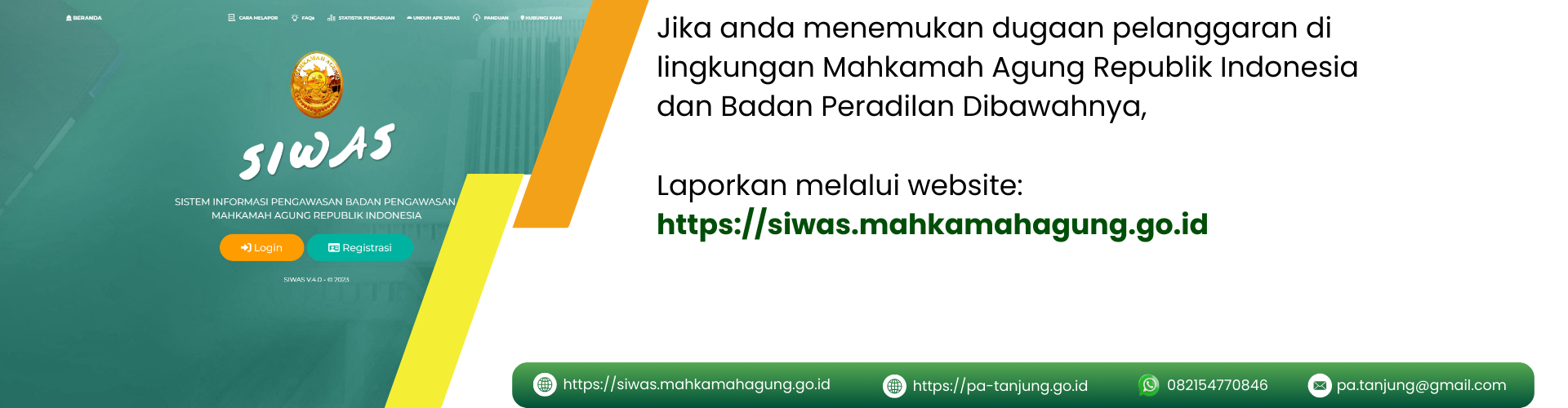 SIWAS Mahkamah Agung