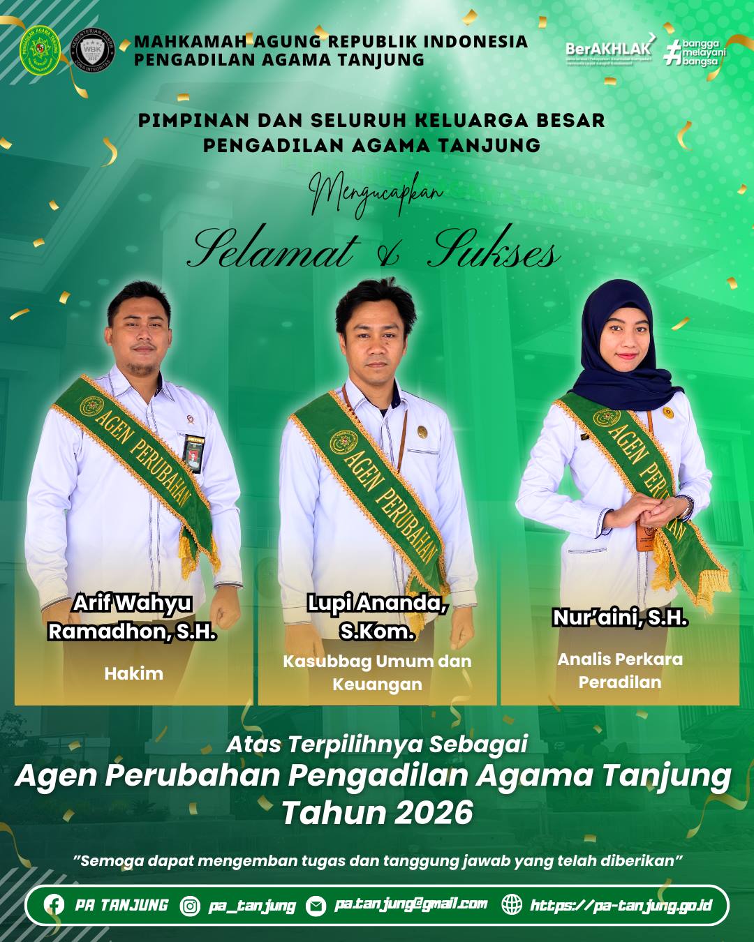 Agen perubahan 2026